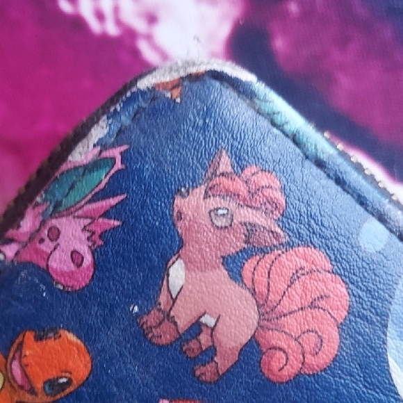 Loungefly Pokémon Blue Wallet with Original Characters - Used - Picture 7 of 8